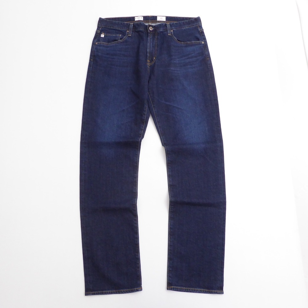 AG Adriano Goldschmied Mens Jeans Dark Blue B-Type III Easy Straight Leg 36x35